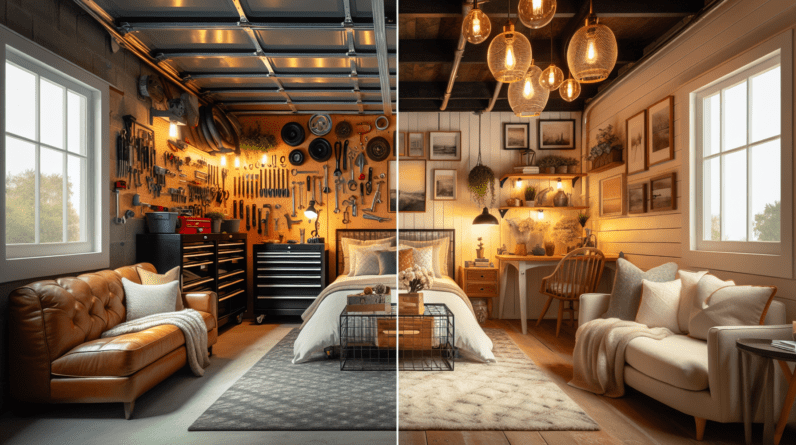 Before And After: Inspiring Garage To Guest Room Transformations 7 before and after inspiring garage to guest room transformations