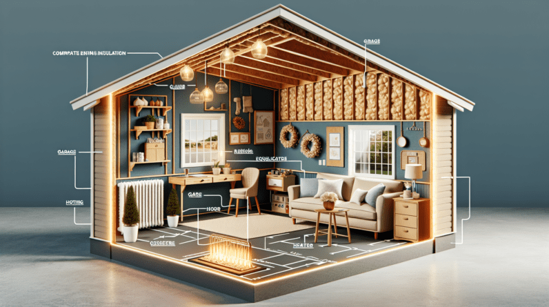 The Essentials Of Insulating And Heating A Garage Guest Room 13 the essentials of insulating and heating a garage guest room 2